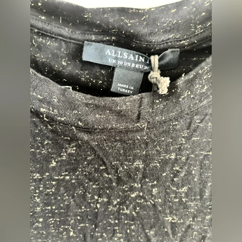 NWT All Saints Imogen Shimmer Sleeveless Tank Top - Picture 3 of 10